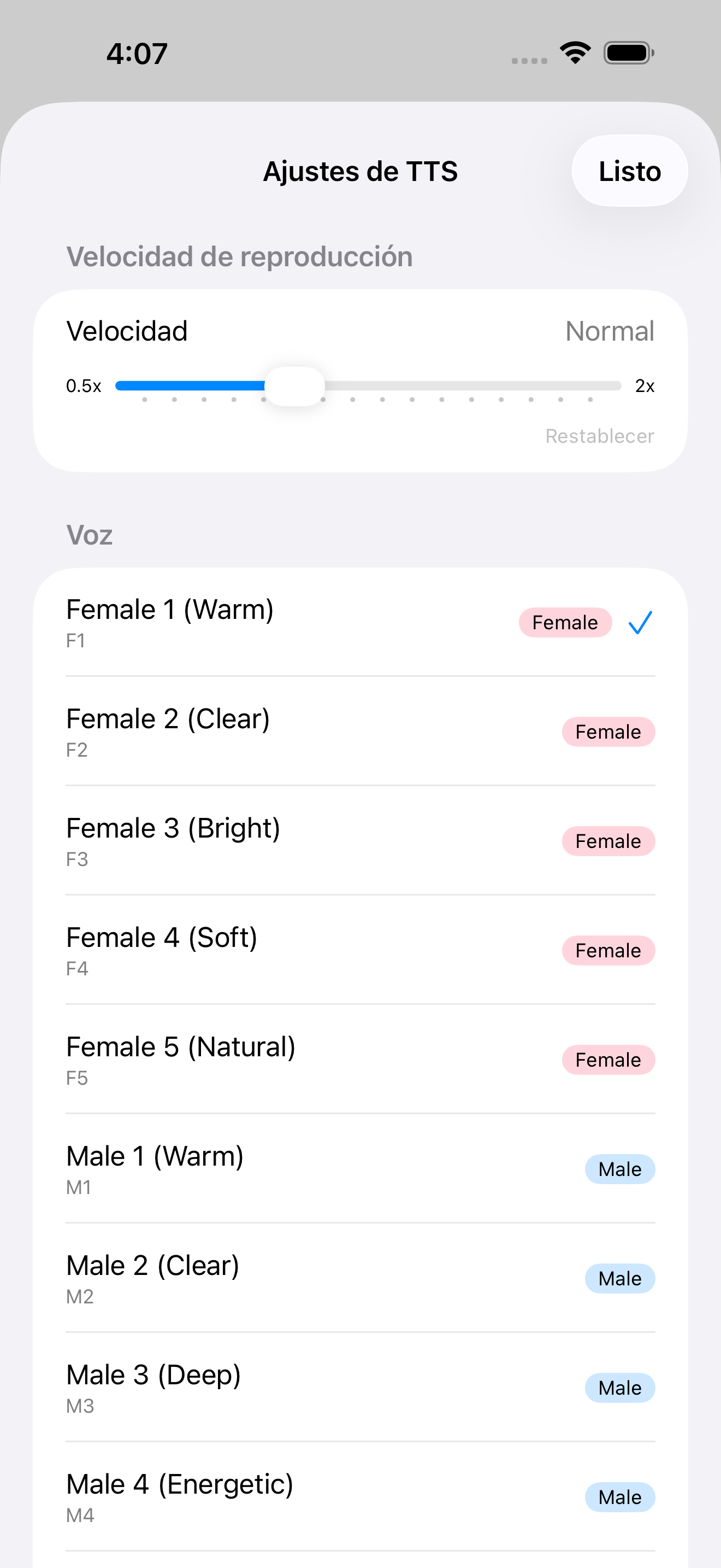 Clearly — Tu voz, tu ritmo (iPhone)